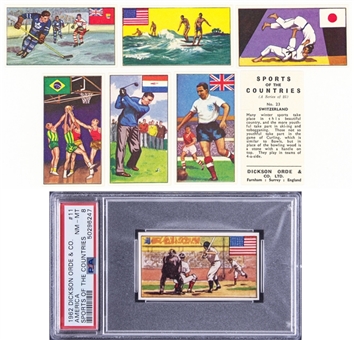 1962 Dickson Orde & Co. "Sports of the Countries" Complete Set (25) - Featuring Babe Ruth